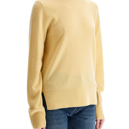 Toteme soft yellow cashmere sweater crew neck