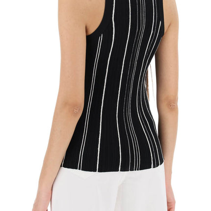 Toteme ribbed knit tank top with spaghetti