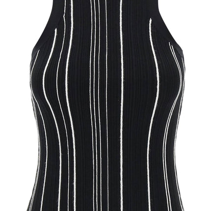 Toteme ribbed knit tank top with spaghetti