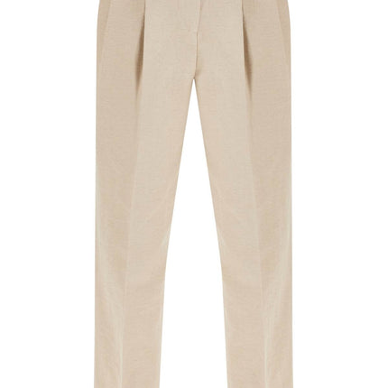 Toteme tailored linen blend trousers for men