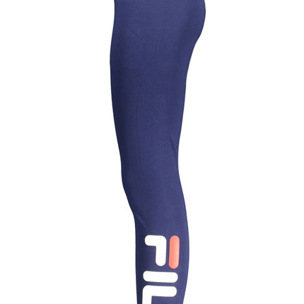 Blue Cotton Women Legging