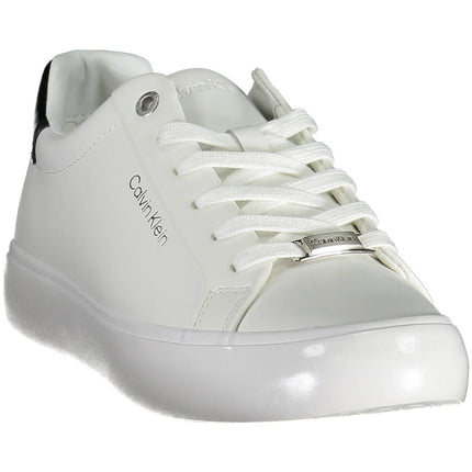 White Leather Women Sneaker