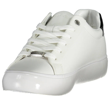 White Leather Women Sneaker