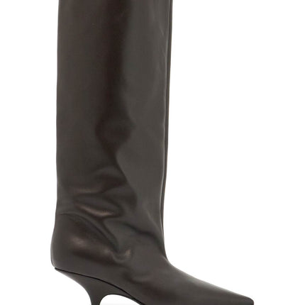 Toteme high leather boots in nappa