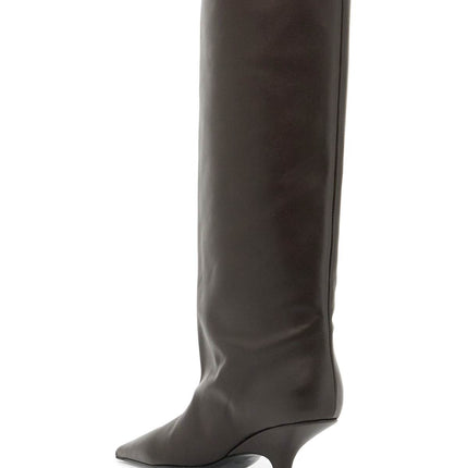 Toteme high leather boots in nappa