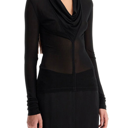 Toteme draped neckline top with