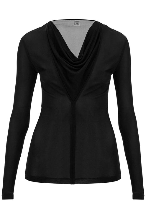 Toteme draped neckline top with