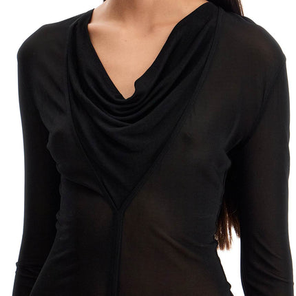 Toteme draped neckline top with