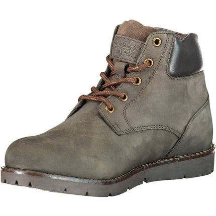 Brown Leather Men Boot