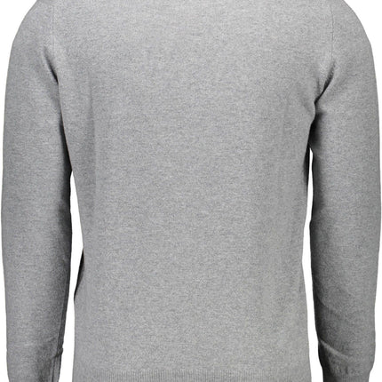 Gray Wool Men Sweater