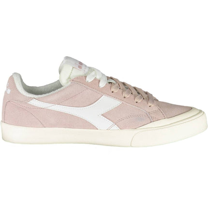 Pink Leather Women Sneaker