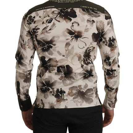 Bloemprint Casual katoenen shirt