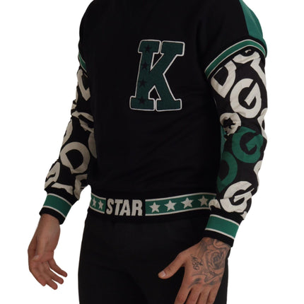 Magitore pullover di regale regale - nero e verde