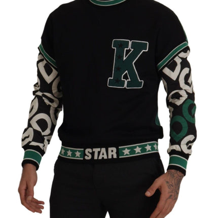 Magitore pullover di regale regale - nero e verde