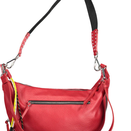 Bolso expansible rojo chisporroteante