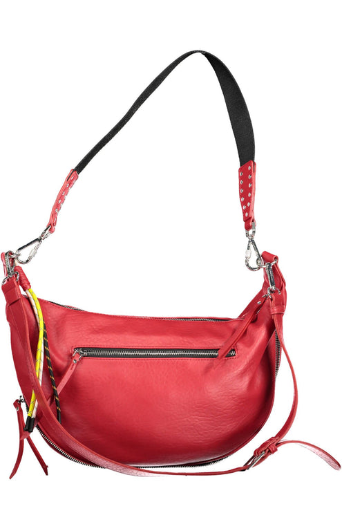 Bolso expansible rojo chisporroteante