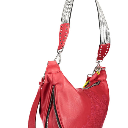 Bolso expansible rojo chisporroteante