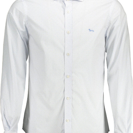 White Cotton Men Shirt