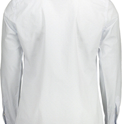 White Cotton Men Shirt