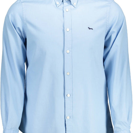 Light Blue Cotton Men Shirt