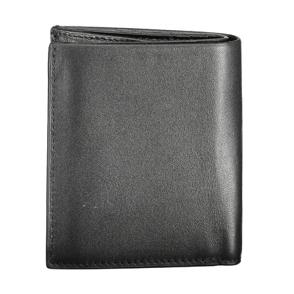 Black Leather Men Wallet