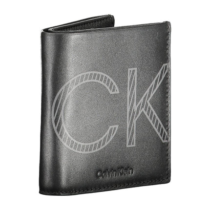 Black Leather Men Wallet