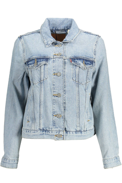 Veste en jean bleu clair intemporel