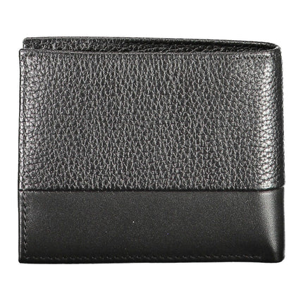 Black Leather Men Wallet