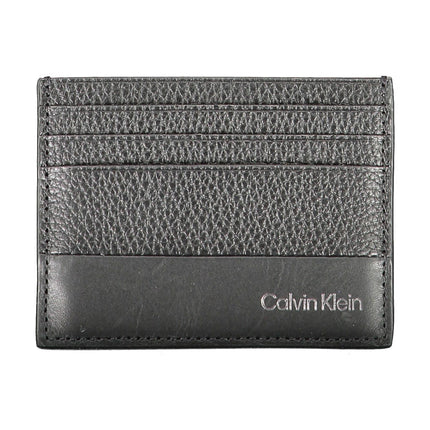 Black Leather Men Wallet