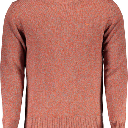 Red Wool Men Sweater