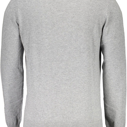 Gray Wool Men Sweater