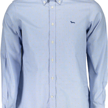 Light Blue Cotton Men Shirt