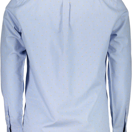 Light Blue Cotton Men Shirt