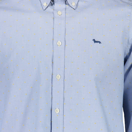 Light Blue Cotton Men Shirt