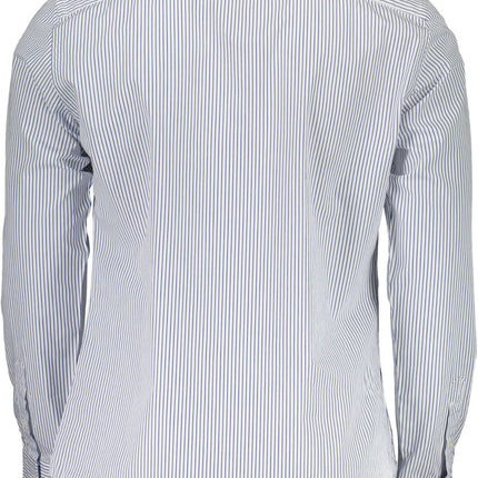 White Cotton Men Shirt