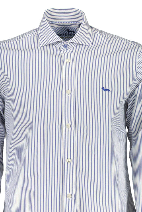 White Cotton Men Shirt