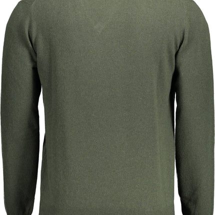 Green Wool Men Sweater