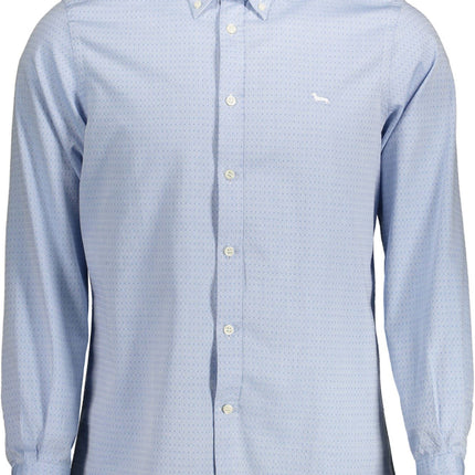 Light Blue Cotton Men Shirt