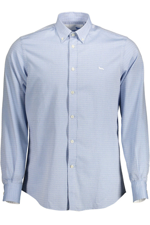 Light Blue Cotton Men Shirt