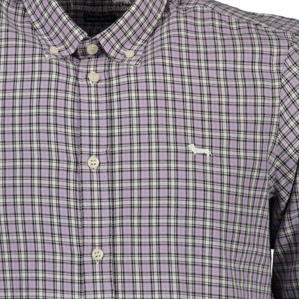 Purple Cotton Men Shirt