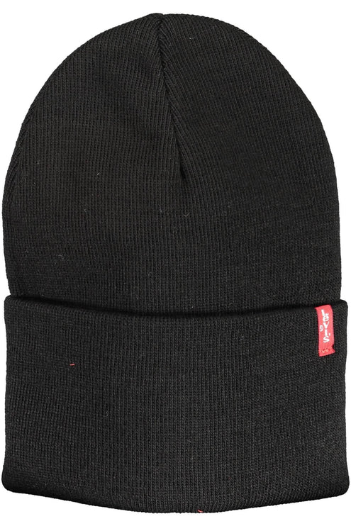 Casquette de logo noir élégant