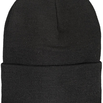 Casquette de logo noir élégant