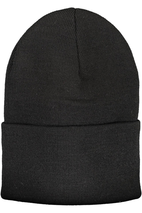 Casquette de logo noir élégant