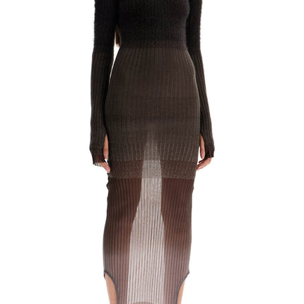 The Attico "gradient knit dress in seven