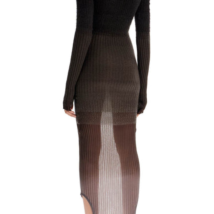 The Attico "gradient knit dress in seven