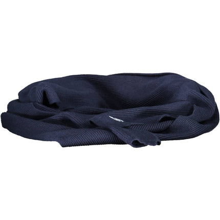 Blue Cotton Men Scarf