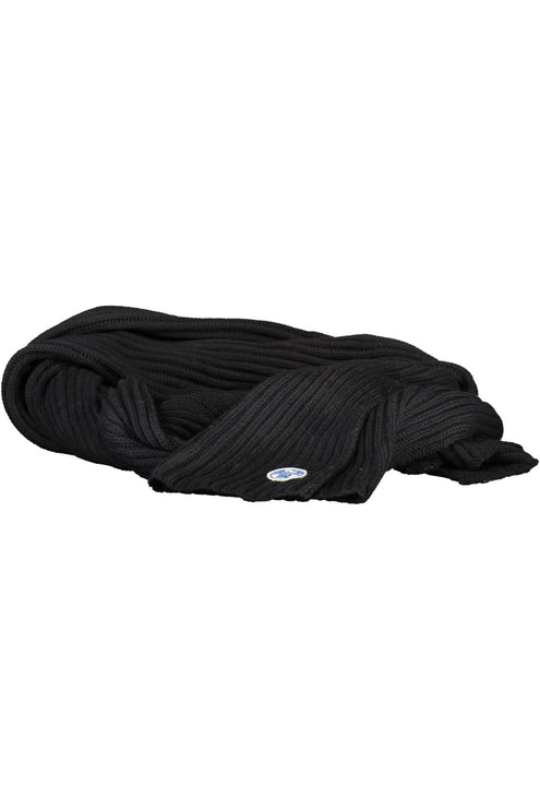 Black Cotton Men Scarf