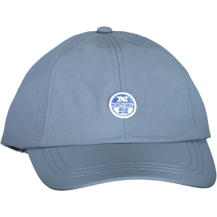 Chic Blue Visor Cap avec accent de logo