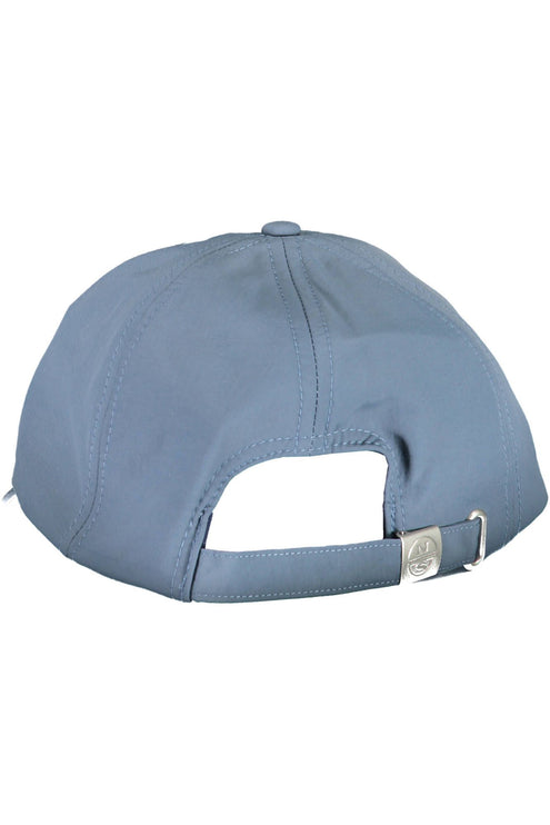 Chic Blue Visor Cap avec accent de logo