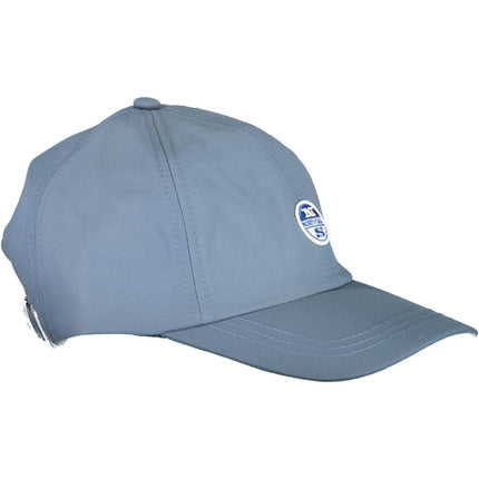 Chic Blue Visor Cap avec accent de logo